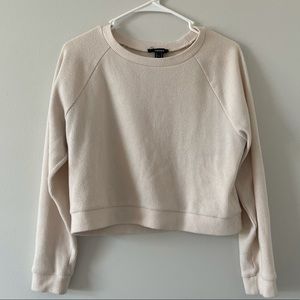 Off white long sleeve, forever 21 size M